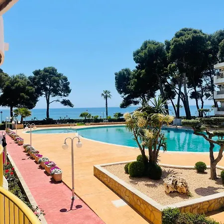 Apartamento Vistas Al Mar, Con Acceso Directo A La Playa, Piscina Y Parking Gratis!!!-2