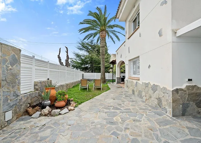 Villa Global Maria, Con Barbacoa Privada Y Piscina Comunitaria, Platja De Vilafortuny à Cambrils